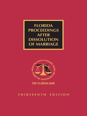 cover image of Florida Proceedings After Dissolution Of Marriage